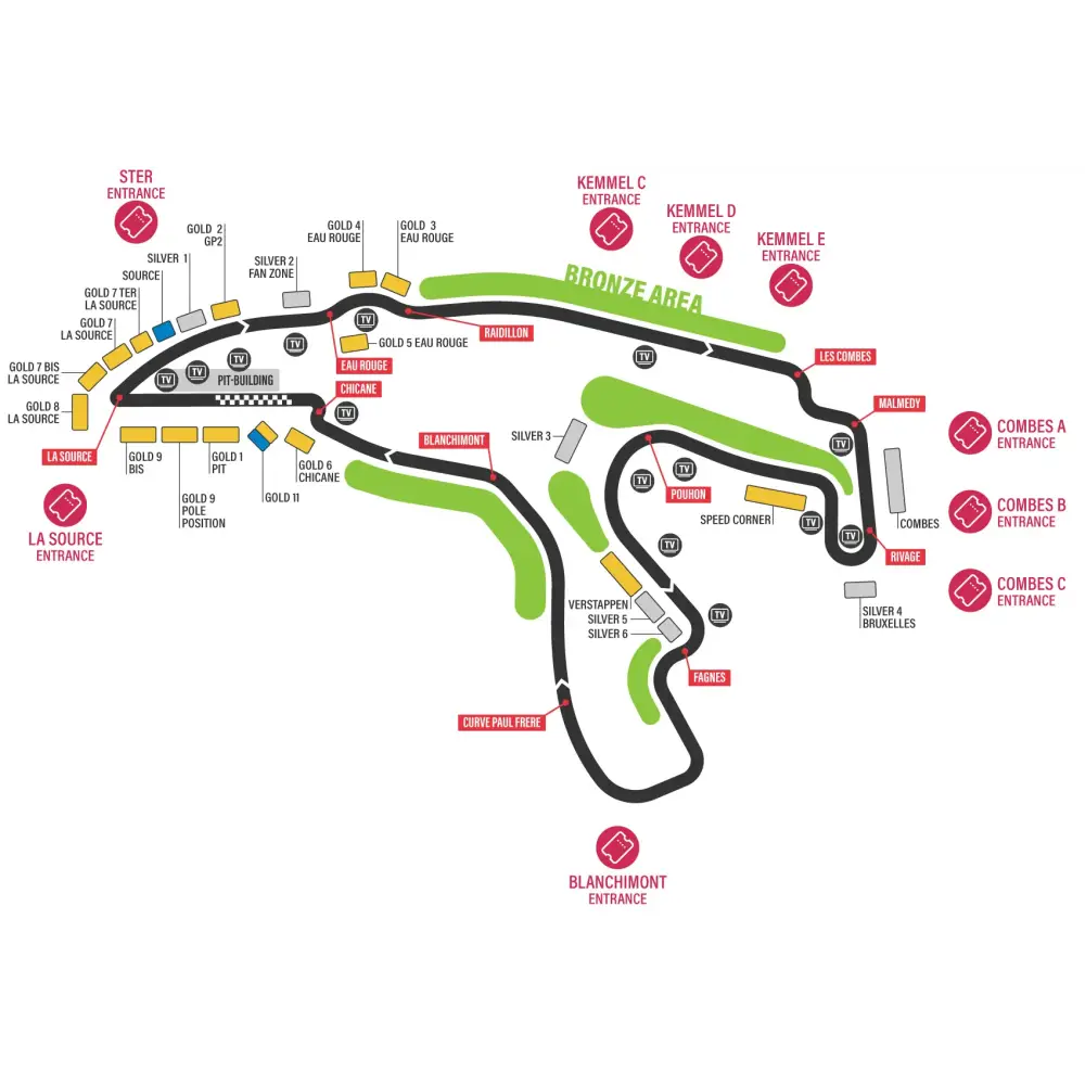 F1 Belgium Spa 2026 Saturday - BUDGET DEAL - Bronze - GP Travel